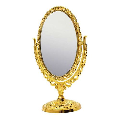 Espelho de Mesa Princesa C/ Aumento para Maquiagem Dourado P é bom? Vale a pena?