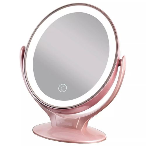 Espelho Mesa com Led Maquiagem Dupla Face Touch Aumenta é bom? Vale a pena?
