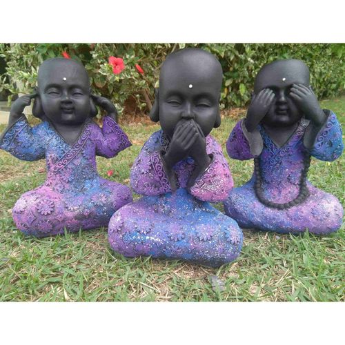 Estátuas Trio de Budas Sábio Surdo Cego e Mudo 20cm + Incenso é bom? Vale a pena?