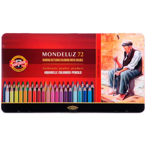 Estojo Metálico Lápis Aquarelável Mondeluz Color c/ 72 Cores - Koh-I-Noor é bom? Vale a pena?