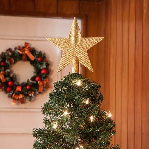 Estrela Dourada para Enfeite de Topo de Árvore de Natal 18cm - Orb Christmas é bom? Vale a pena?