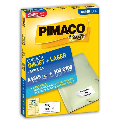 Etiqueta Laser/Jet A4 355 31,0x63,5 Pimaco Cx C/100f é bom? Vale a pena?