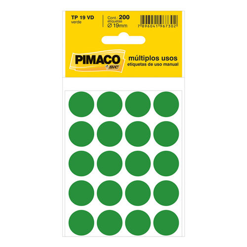 Etiqueta Pimaco Tp 19 Verde (10 Folhas 200-et) é bom? Vale a pena?