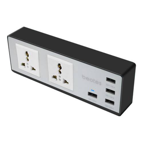 Extensão Elétrica Filtro Linha Régua 2 Tomadas e 4 USB Preto é bom? Vale a pena?