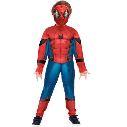 Fantasia Homem Aranha / Spiderman Infantil Luxo Filme de Volta ao Lar é bom? Vale a pena?