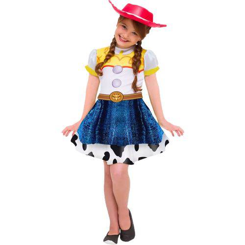 Fantasia Jessie Toy Story 3 Disney Vestido Infantil com Chapéu é bom? Vale a pena?