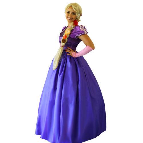 Fantasia Princesa Rapunzel Luxo Longo Adulto e Luva é bom? Vale a pena?