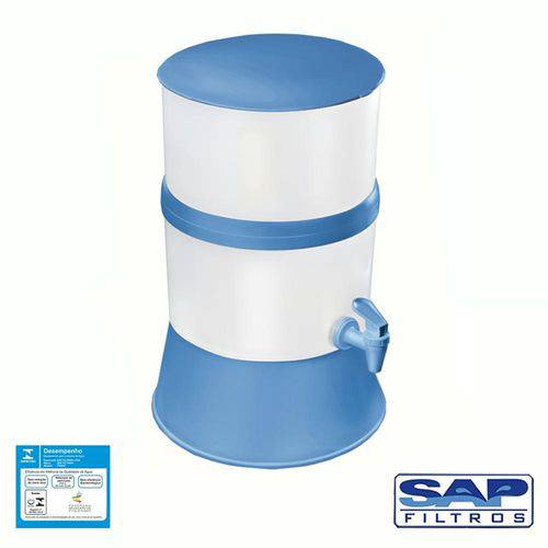 Filtro de Água Compacto com Vela Cerâmica Azul Sap Filtros é bom? Vale a pena?