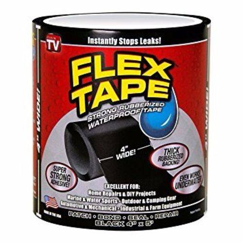 Fita Flexível Preta Cola Repara Remenda Flex Tape Black 10cm X 150cm é bom? Vale a pena?