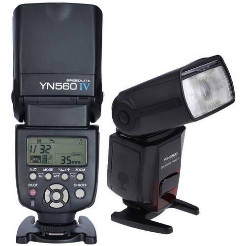 Flash Speedlite Digital Yongnuo Yn560 Iv para Canon e Nikon é bom? Vale a pena?
