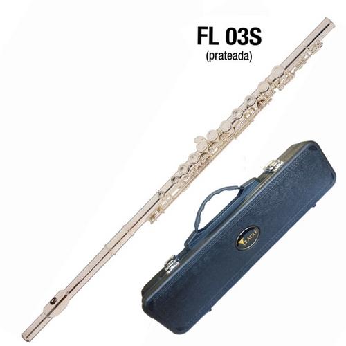 Flauta Eagle Fl03s Prateada Transversal Em Dó Case Luxo é bom? Vale a pena?