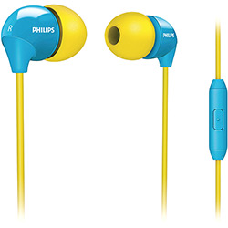Fone de Ouvido Intra-auricular Philips SHE3575YB/10 Amarelo e Azul - Philips é bom? Vale a pena?