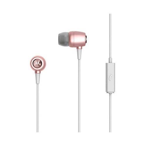 Fone de Ouvido Motorola Earbuds Metal Intra-Auricular com Microfone Ouro Rosa é bom? Vale a pena?