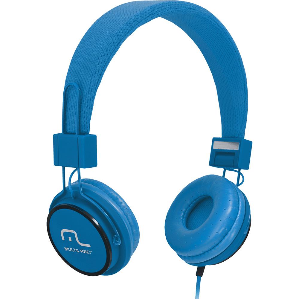 Fone de Ouvido Multilaser Fun PH89 Supra Auricular Azul com Microfone para Celular é bom? Vale a pena?
