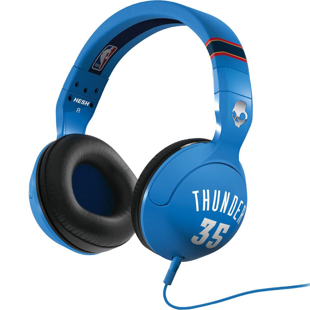 Fone de Ouvido Skullcandy Hesh NBA Thunder Kevin Durant Headphone 120mWatts Azul e Branco é bom? Vale a pena?