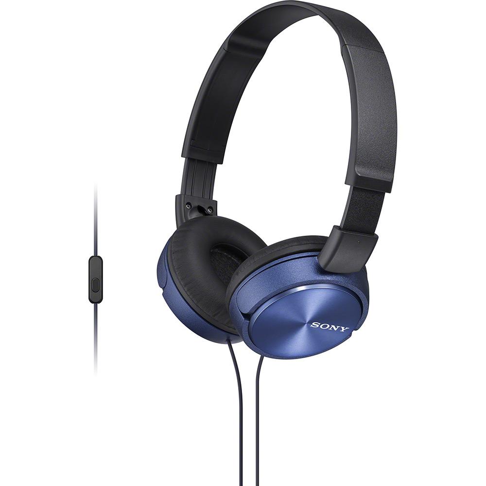 Fone de Ouvido Sony MDR-ZX310AP/LQCE7 Headphone Azul é bom? Vale a pena?