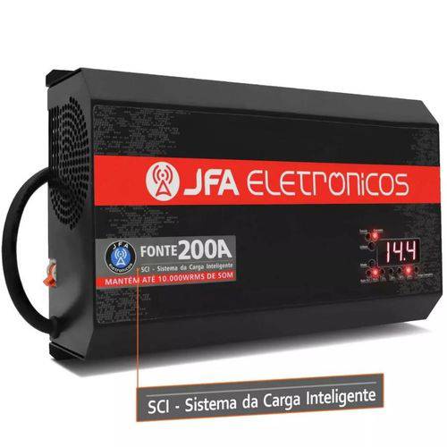 Fonte Automotiva JFA 200A 10000W SCI Carregador Bateria Bivolt Automático LED Voltímetro Amperímetro é bom? Vale a pena?