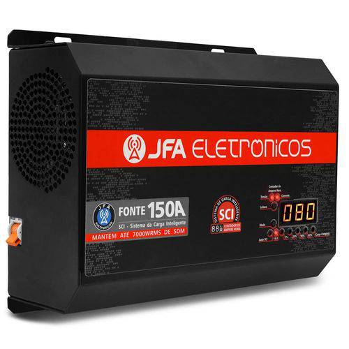 Fonte Automotiva Jfa 150A 7000W Sci Carregador Bateria Bivolt Automático Led Voltímetro Amperímetro é bom? Vale a pena?