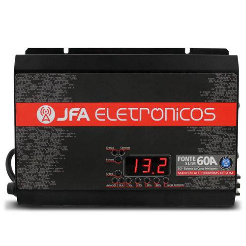 Fonte Automotiva Jfa 60a 3000w Sci Carregador Bateria Bivolt Display Led Voltímetro Amperímetro é bom? Vale a pena?
