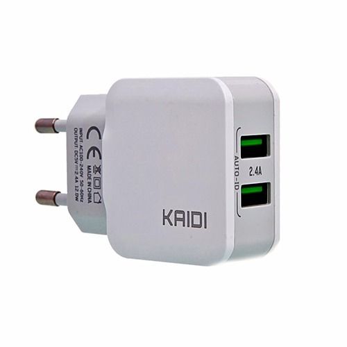 Fonte Carregador Universal Doméstico de Viagem Duplo USB 2.4a Kaidi Kd-301 é bom? Vale a pena?