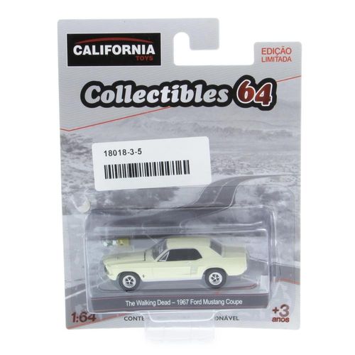 Ford Mustang 1967 Coupe The Walking Dead California Collectibles Série 3 Greenlight 1:64 é bom? Vale a pena?