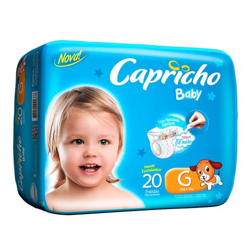 Fralda Capricho Baby Prática G - 20 Unidades é bom? Vale a pena?