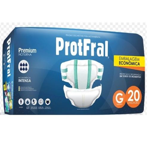 Fralda Geriatrica Protfral Premium G C/20 é bom? Vale a pena?