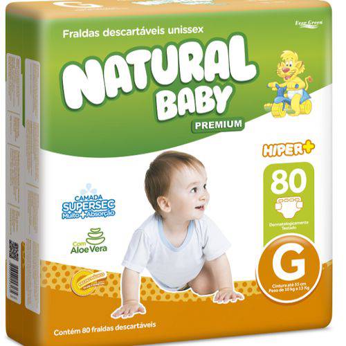 Fralda Natural Baby Hiper G é bom? Vale a pena?