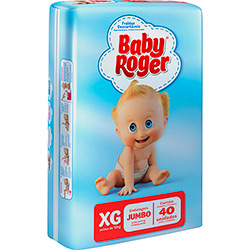 Fraldas Descartáveis Baby Roger Jumbo XG - 40 Unidades é bom? Vale a pena?