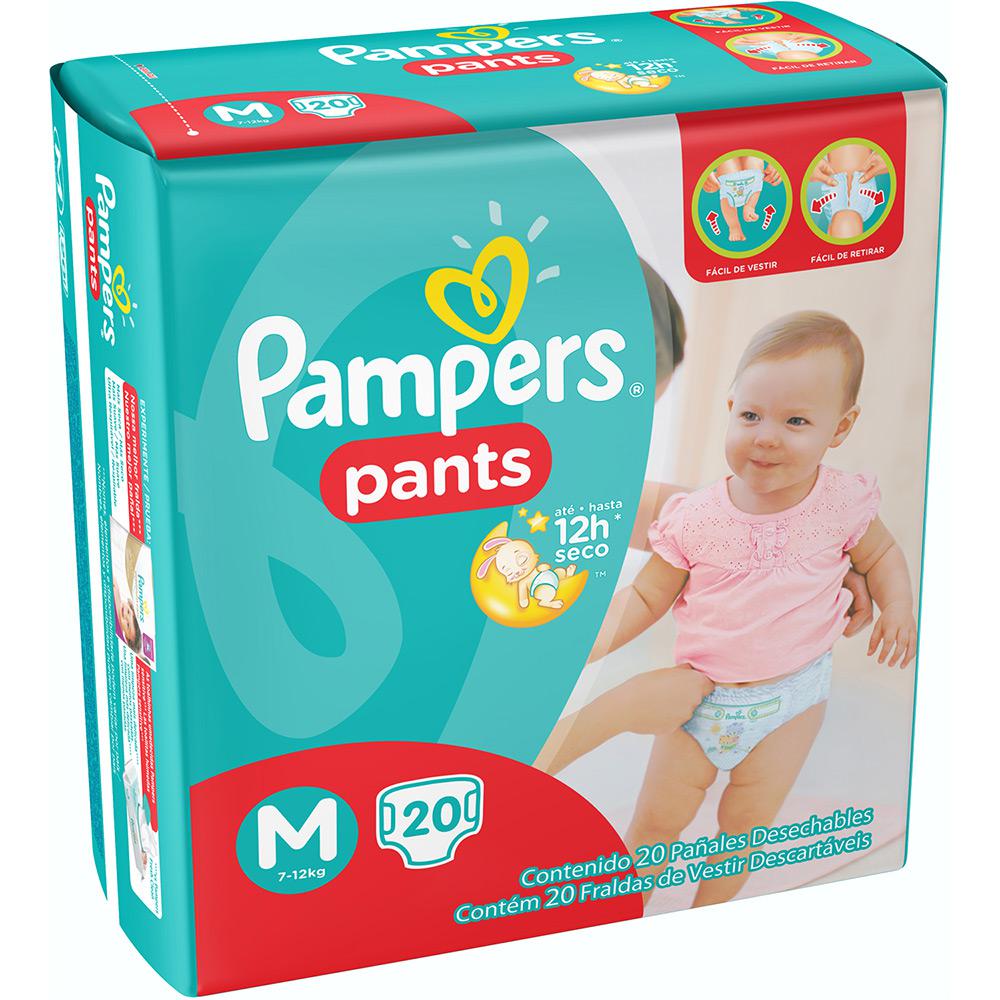 Fraldas Descartáveis Pampers Pants M - Pacotão 20 Unidades é bom? Vale a pena?
