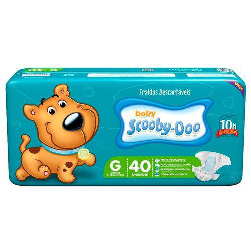 Fraldas Scooby Doo Baby 40 Unidades Tamanho G é bom? Vale a pena?