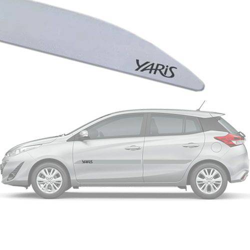 Friso Lateral Personalizado Toyota Yaris Hatch / Sedan 2018 19 4 Peças é bom? Vale a pena?
