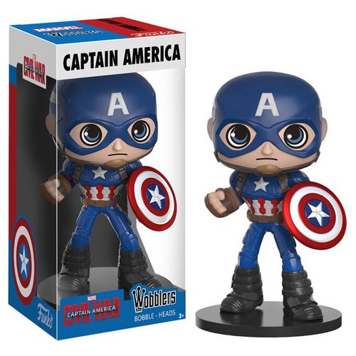 Funko Wobblers: Captain America Civil War - Captain America é bom? Vale a pena?