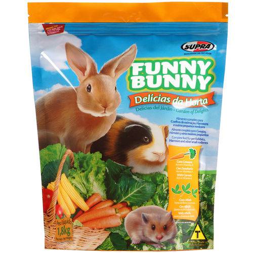 Funny Bunny Ração Delícias da Horta - 1,8 Kg é bom? Vale a pena?