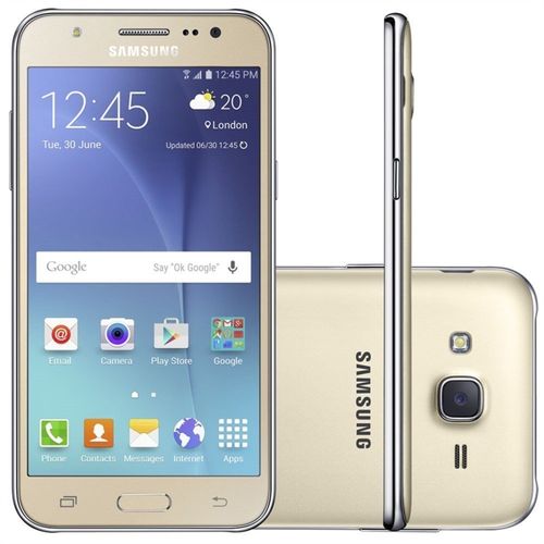 Galaxy J5 Samsung J500m/ds Duos 16gb Dourado Seminovo é bom? Vale a pena?