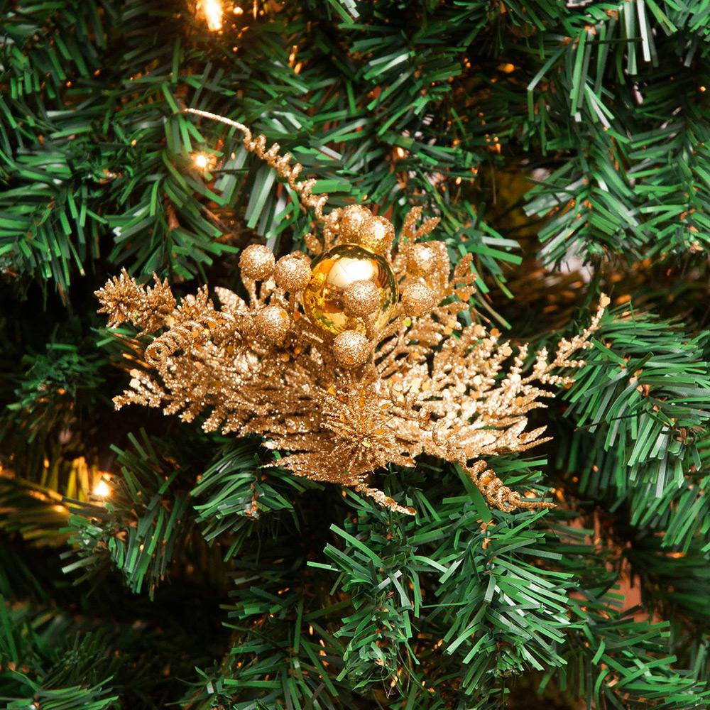 Galho Decorativo para Árvore de Natal com Bola e Enfeite Dourado - Orb Christmas é bom? Vale a pena?