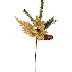 Galho Decorativo para Árvore de Natal Folhas Douradas - Orb Christmas é bom? Vale a pena?