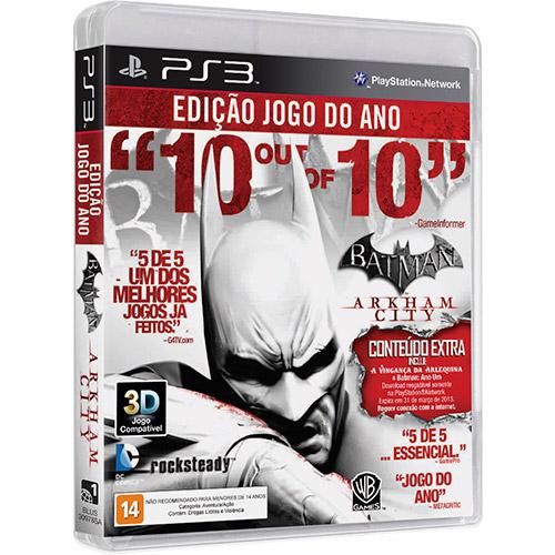 Game Batman Arkham City - Goty Edition - PS3 é bom? Vale a pena?