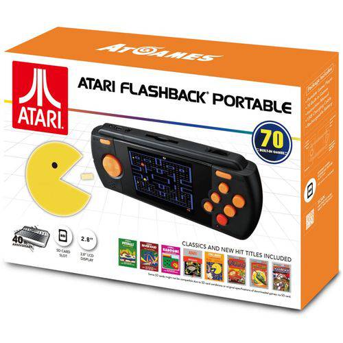 Game Console Atari Flashback Portatil com 70 Jogos Atari Sd é bom? Vale a pena?
