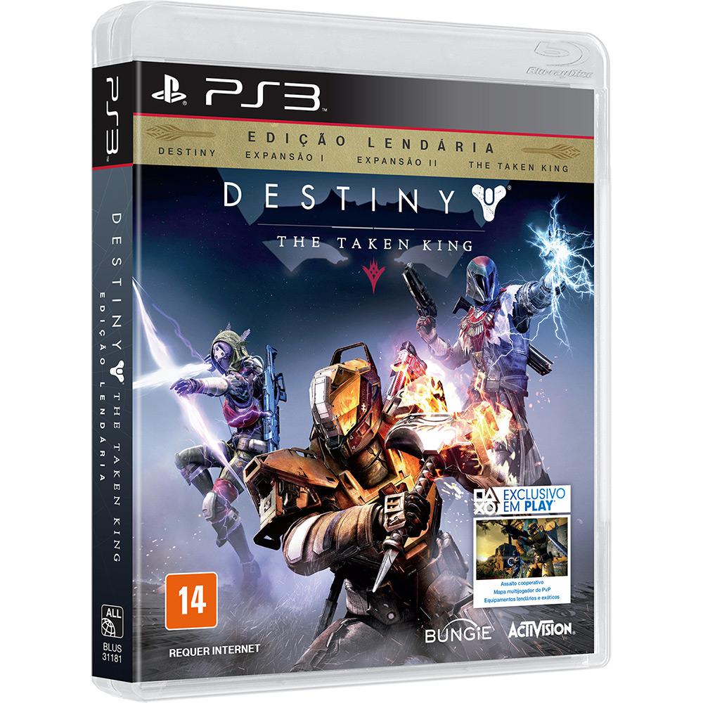 Game Destiny - The Taken King - Edição Lendária: Destiny, Espansão I, Espansão II, The Taken King - PS3 é bom? Vale a pena?