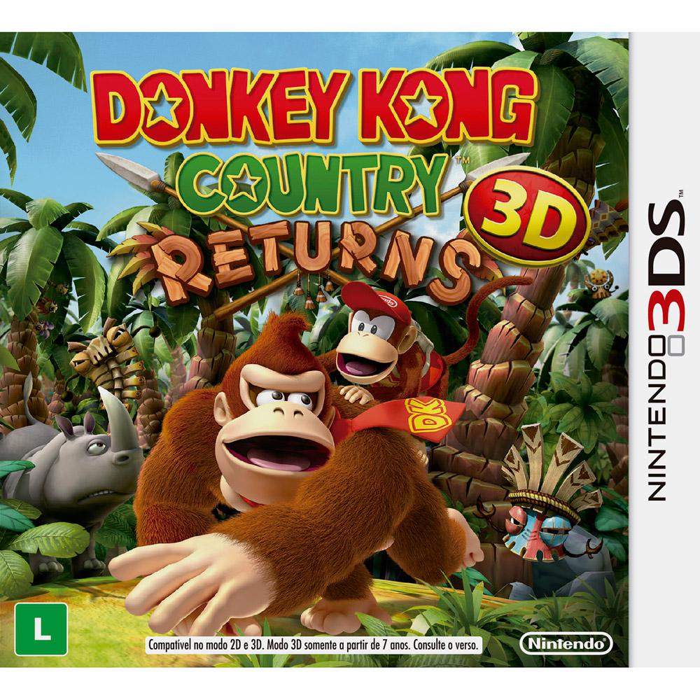 Game Donkey Kong: Country Returns 3D - 3DS é bom? Vale a pena?