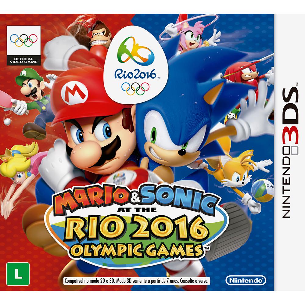 Game Mario & Sonic At The Rio 2016 Olympic Games - 3DS é bom? Vale a pena?
