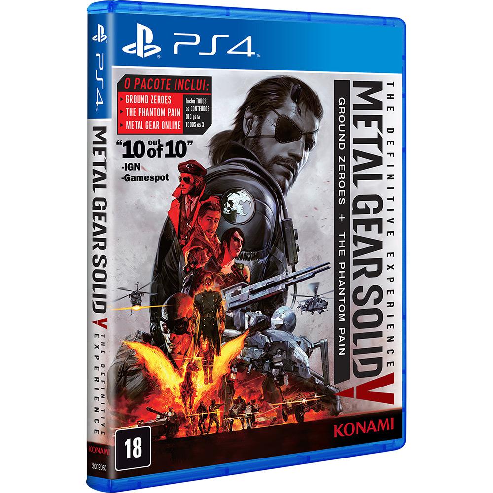 Game - Metal Gear Solid V: The Definitive Experience - PS4 é bom? Vale a pena?