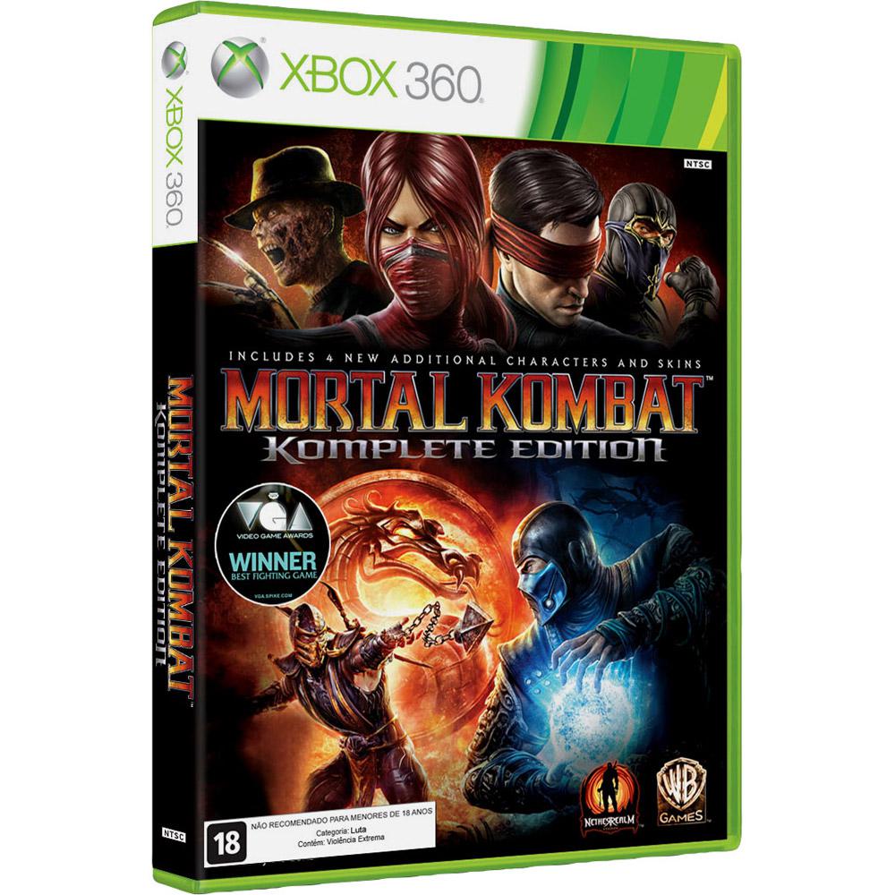 Game Mortal Kombat Komplete Edition - XBOX 360 - Warner Bros Games é bom? Vale a pena?