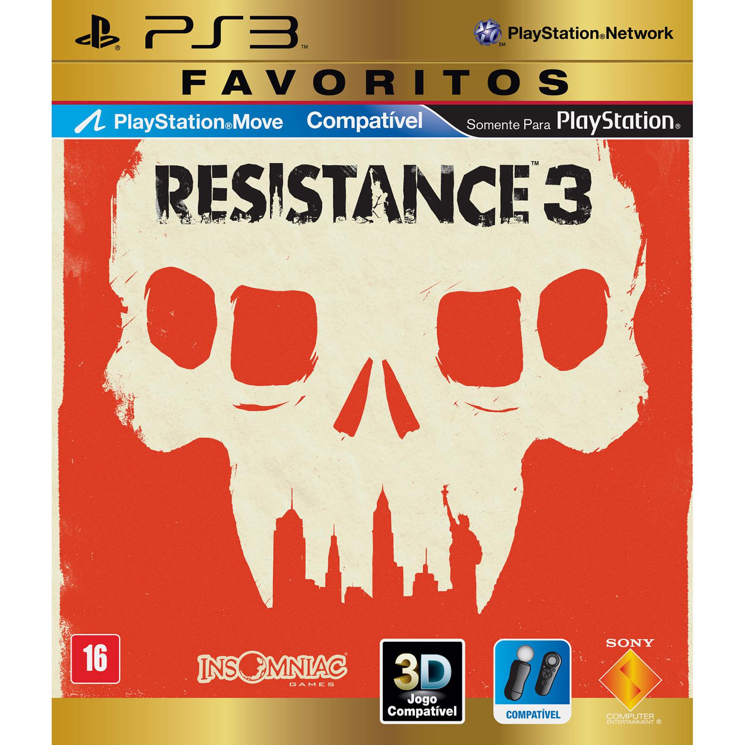 Game Resistance 3 - Favoritos - PS3 é bom? Vale a pena?