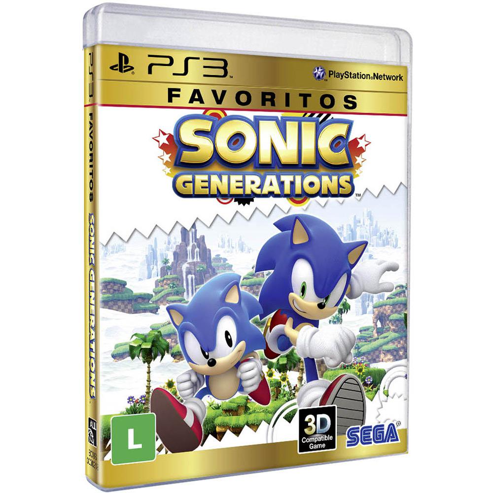 Game - Sonic Generations: Favoritos - PS3 é bom? Vale a pena?