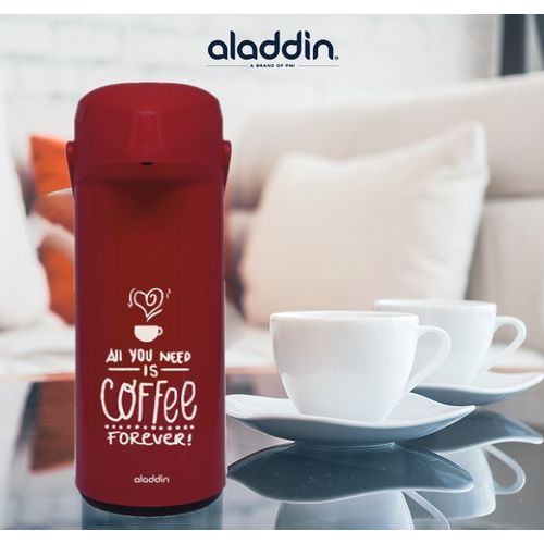Garrafa Térmica Aladdin 1 Litro Pressão Coffee - Vermelha é bom? Vale a pena?