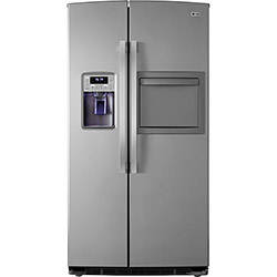Geladeira/Refrigerador GE Side By Side 26 630L Dispenser Home Bar Inox é bom? Vale a pena?