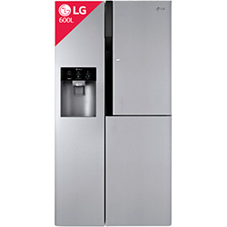 Geladeira / Refrigerador Side by Side LG Lancaster com Door In Door 600L - Aço Escovado é bom? Vale a pena?