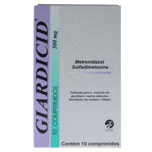 Giardicid 500MG 10 Comprimidos é bom? Vale a pena?